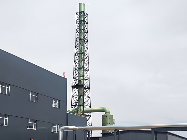 Очистка дымовых газов котла для китайской компании